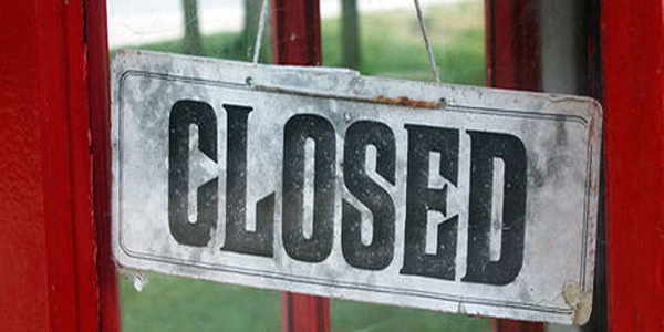 nhà hàng đóng cửa - thất bại trong kinh doanh
