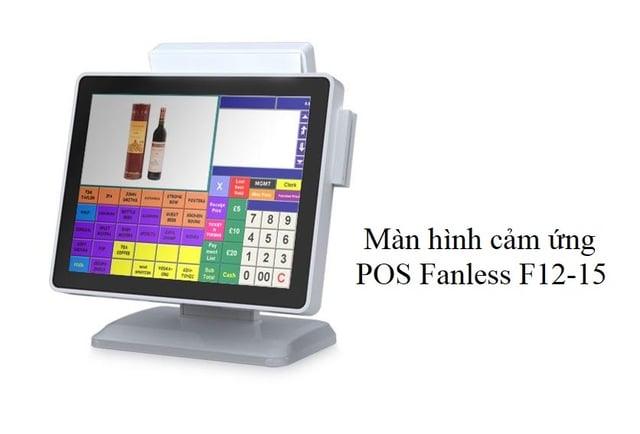 màn hình cảm ứng pos Fanless F12-15