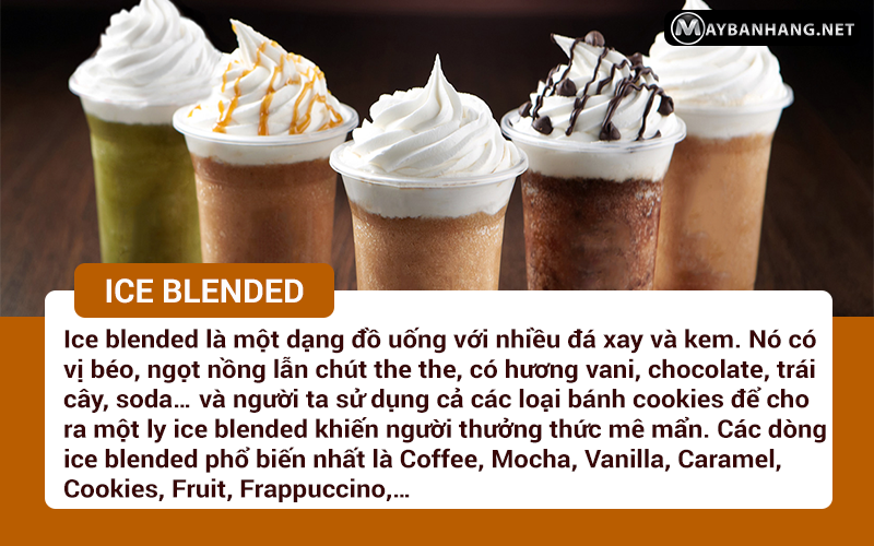 Hãy thêm vào menu những ly ice blended đầy màu sắc mát lạnh nhé!